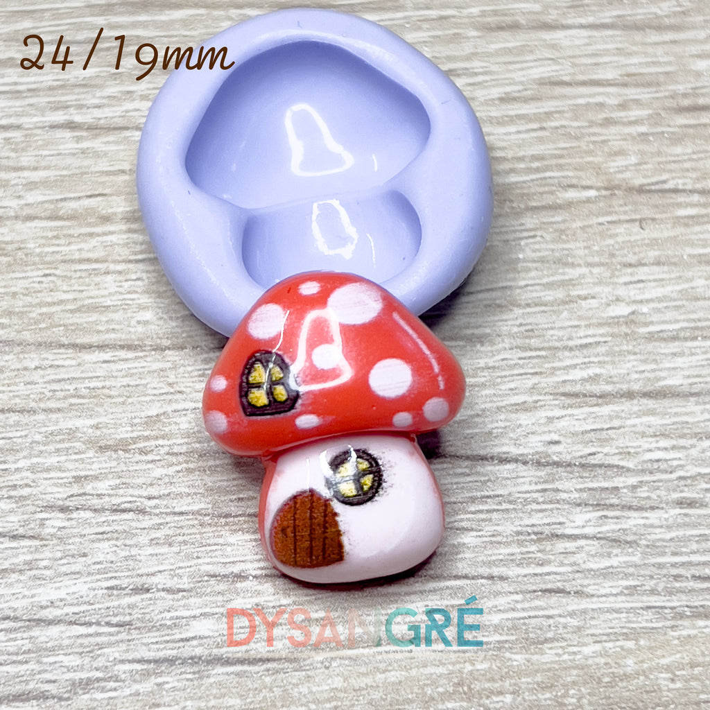 Moule en silicone Champignon magique Alice 24/19mm