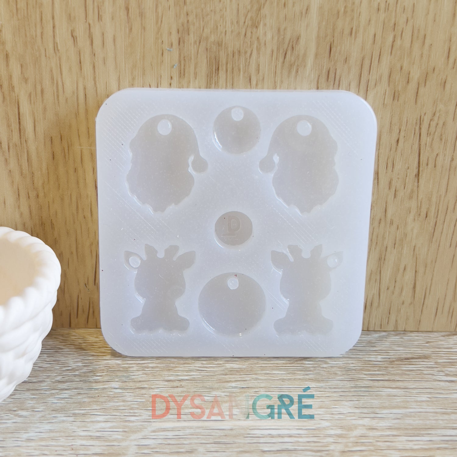 Moule en silicone Duo Pampilles Rennes et Père-Noël