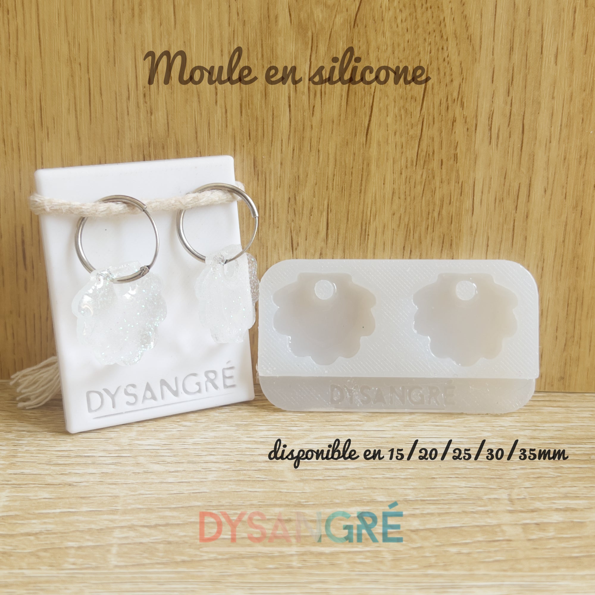 Moule en silicone Pampilles coquillage