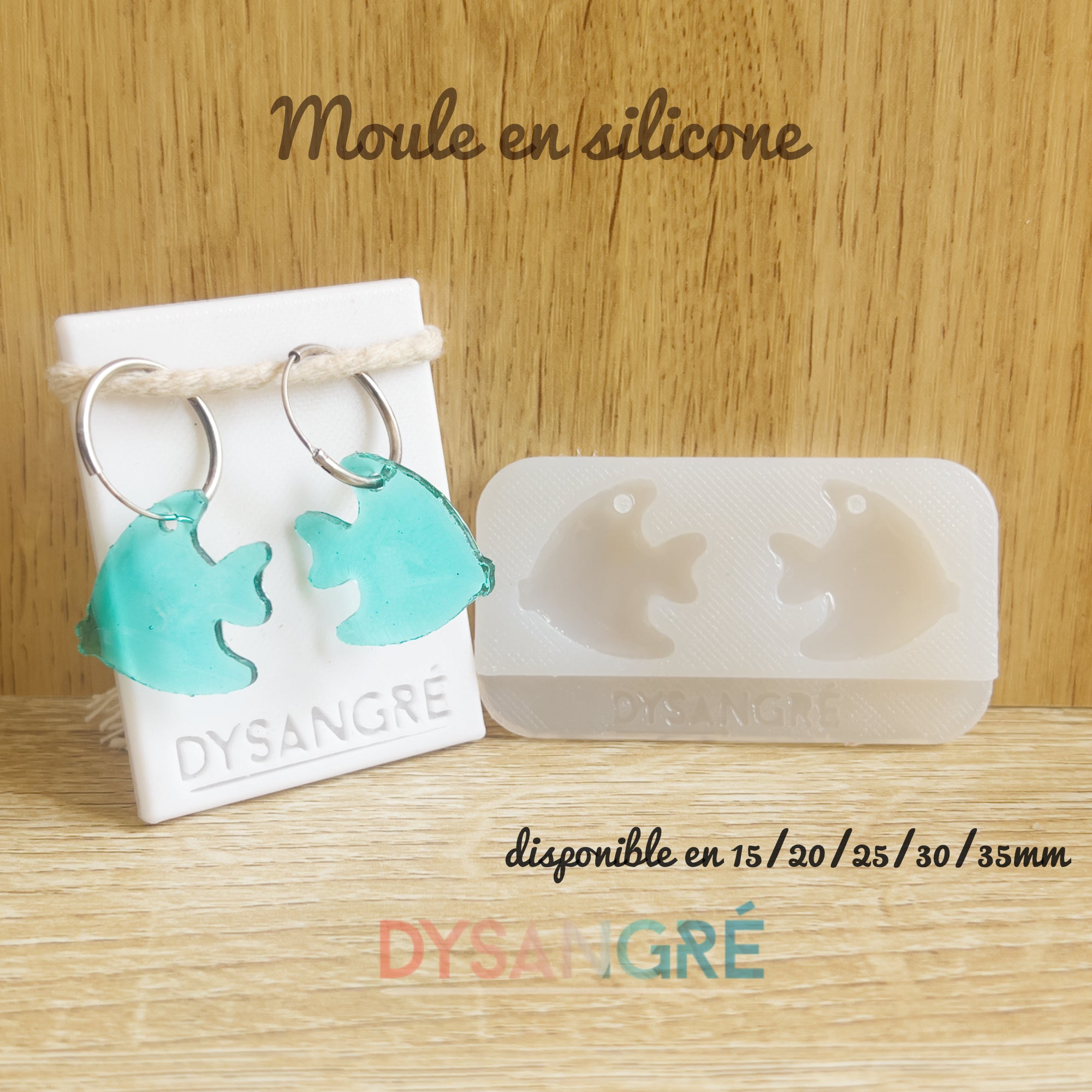 Moule en silicone Pampilles Poisson des Tropique