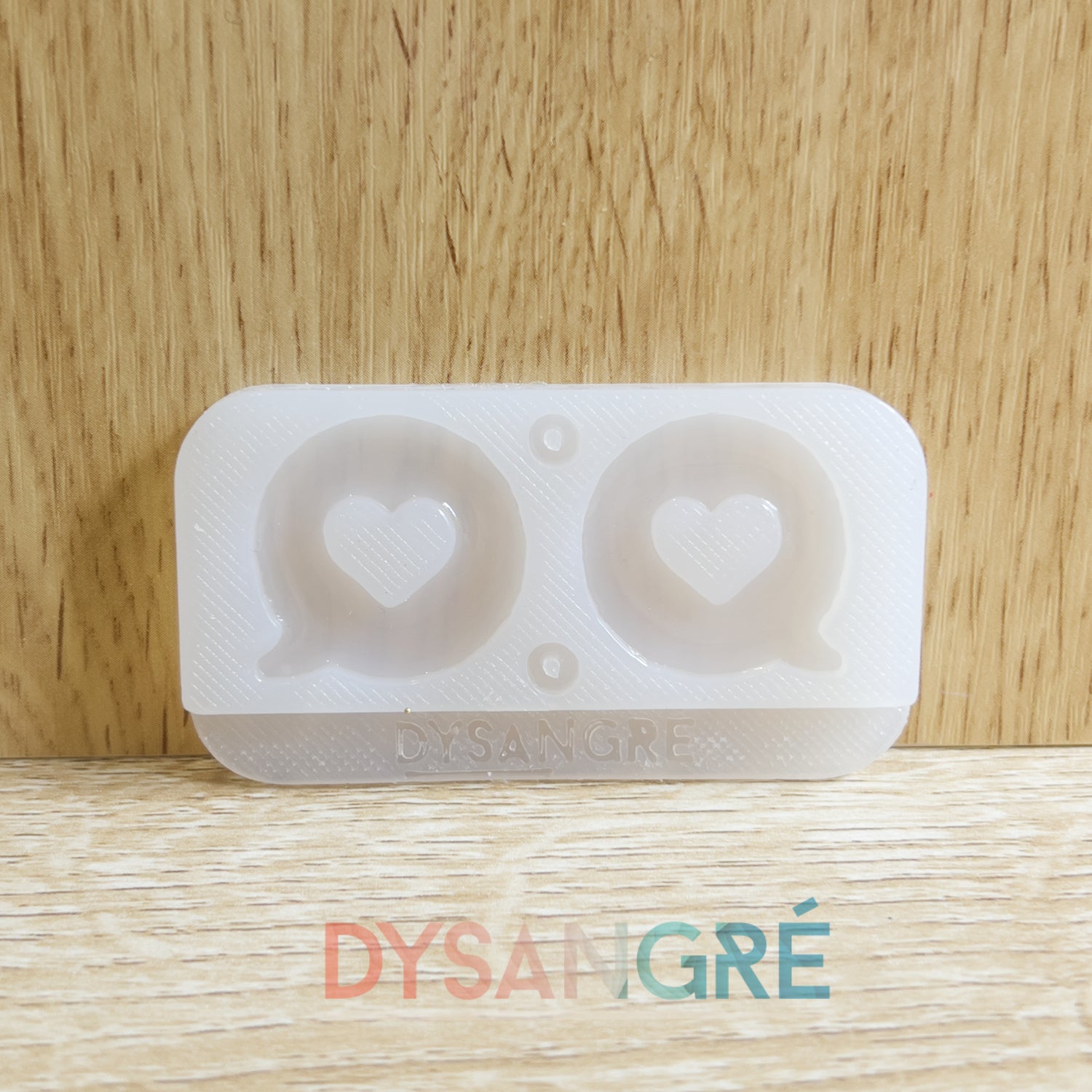 Moule en silicone Pampilles Question de coeur