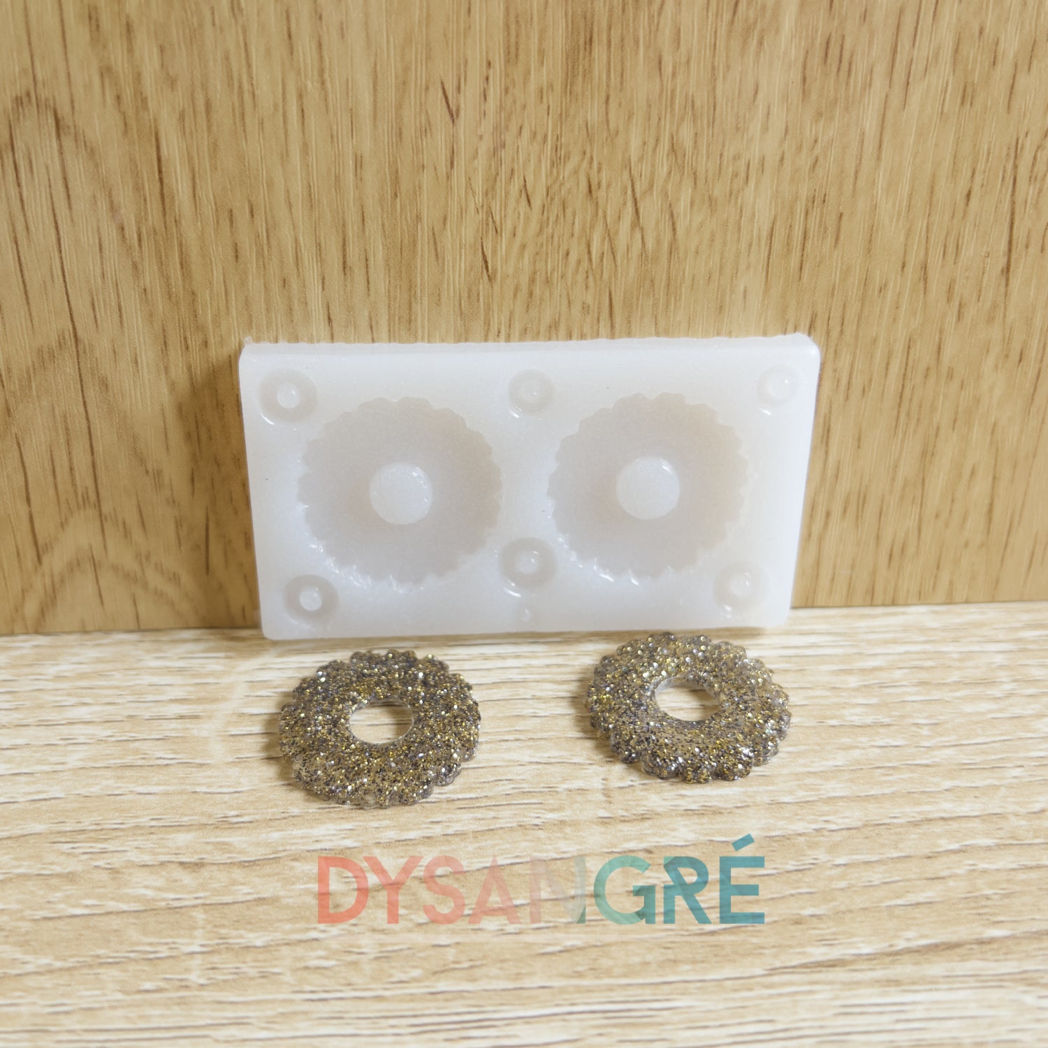 Moule en silicone Pampilles fleurs oeillets