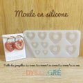 Moule en silicone Pampilles Multi-tailles Coeur simple