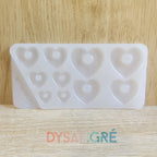 Moule en silicone Pampilles Multi-tailles Coeur simple
