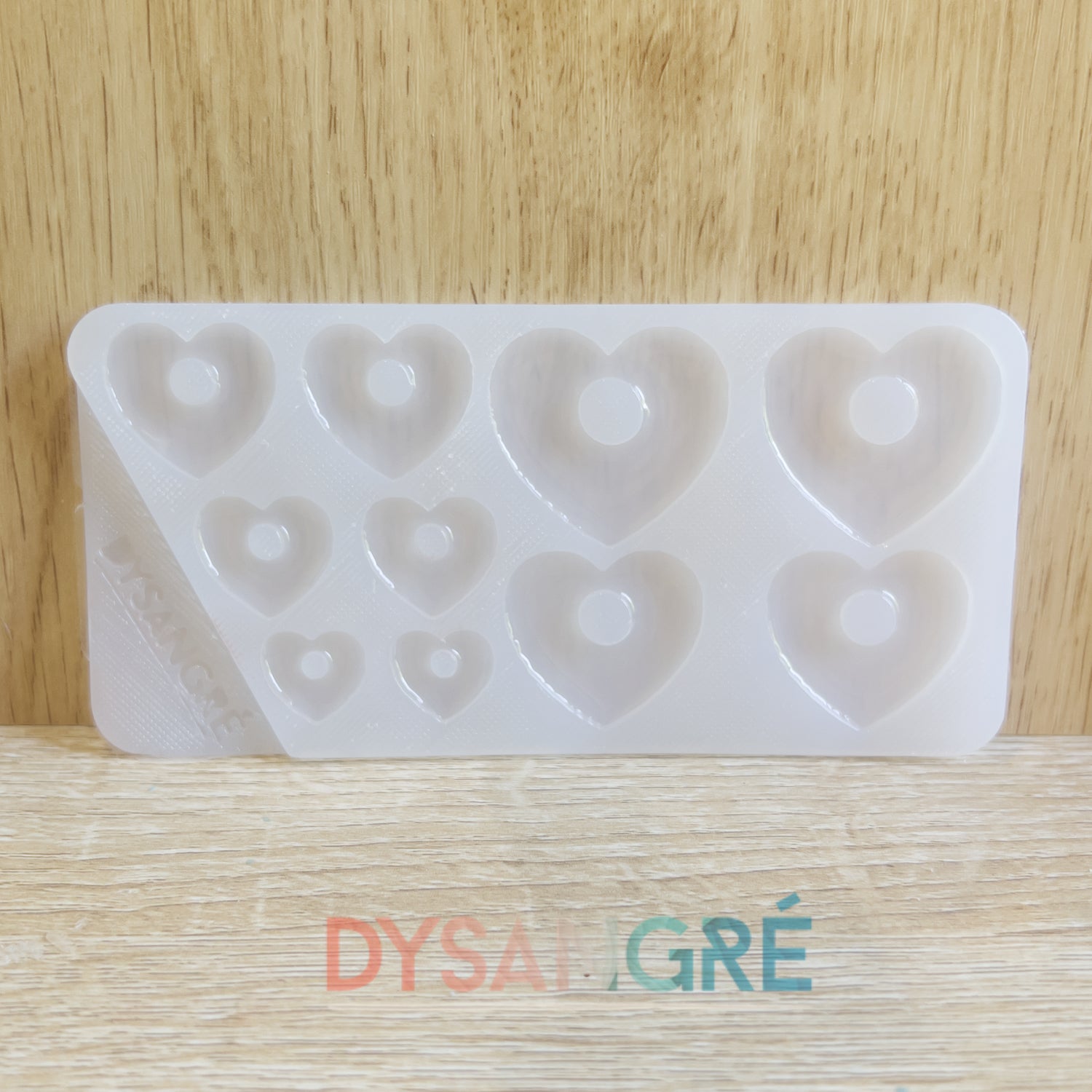 Moule en silicone Pampilles Multi-tailles Coeur simple