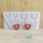 Moule en silicone Pampilles Multi-tailles Coeur simple