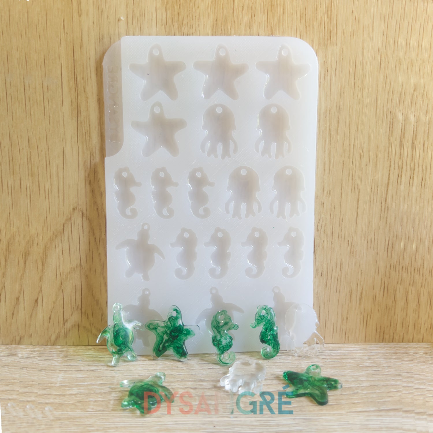 Moule en silicone Pampilles Animaux marins