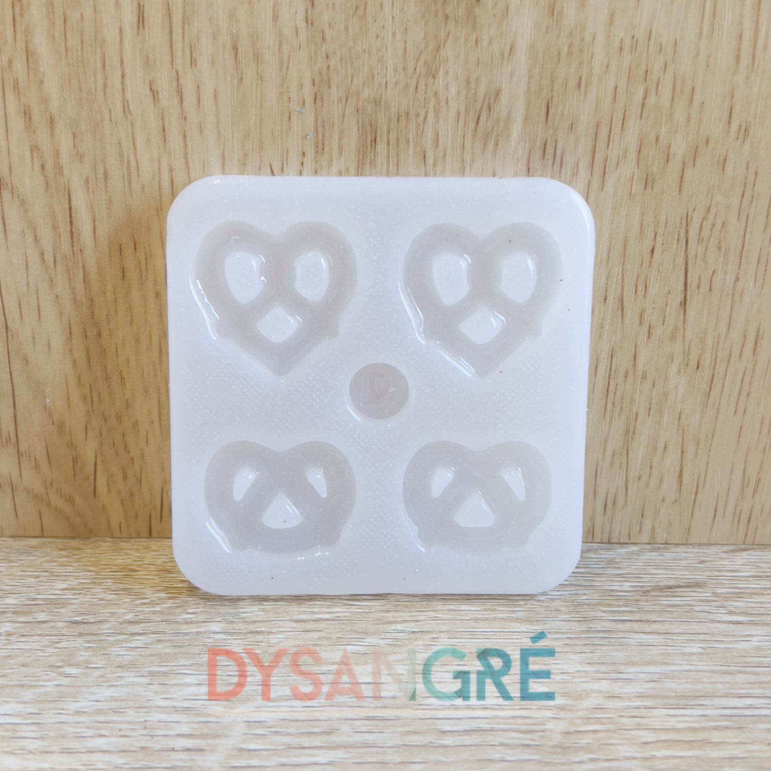 Moule en silicone Duo Pampilles Bretzel / Bretzel coeur