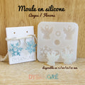 Moule en silicone Duo Pampilles Flocons et Anges