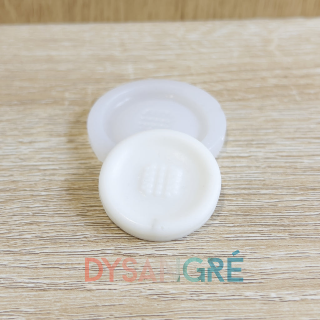 Moule en silicone Galets anti-stress texturé, Worry Stone 34mm