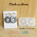 Moule en silicone Pampille Ronde
