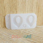 Moule en silicone Pampille pétale évidée