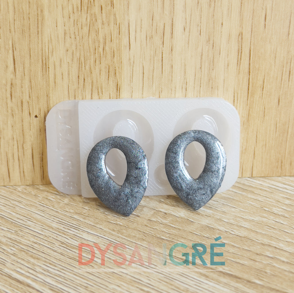 Moule en silicone Pampille pétale évidée