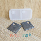 Moule en silicone Pampille carrée