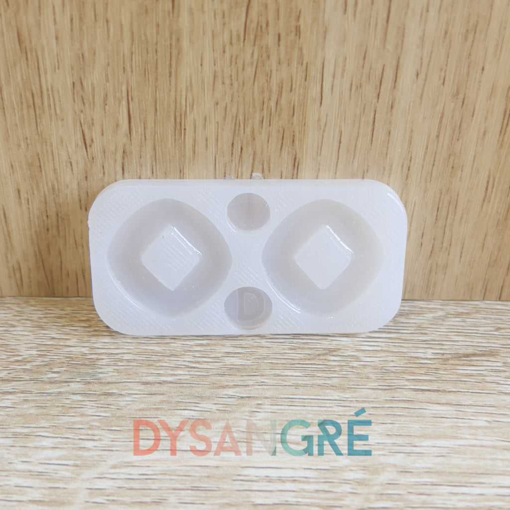 Moule en silicone Pampille Losange évidé