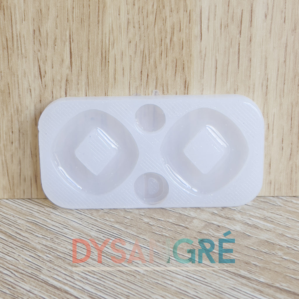 Moule en silicone Pampille Losange évidé