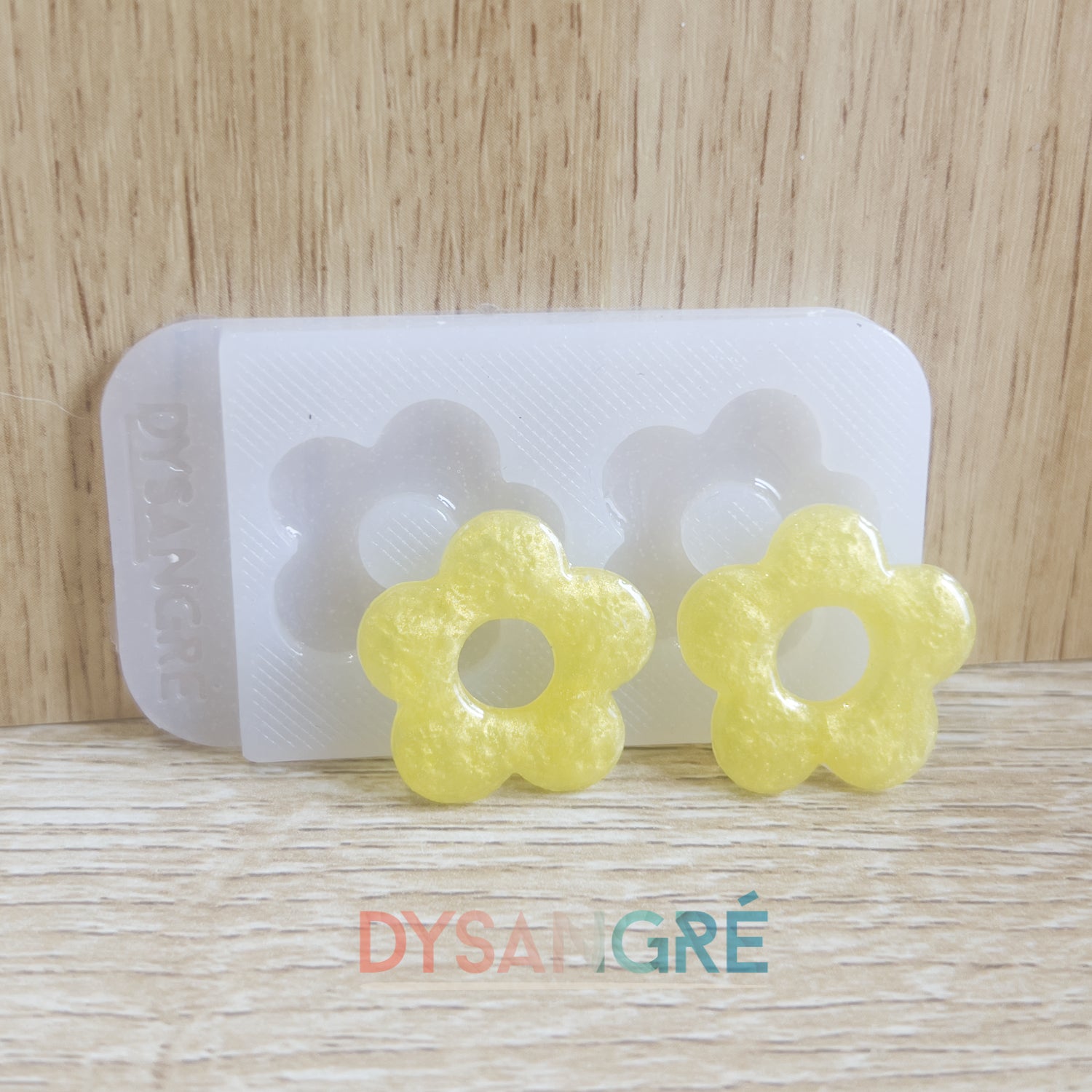 Moule en silicone Pampille fleur de 5 pétales