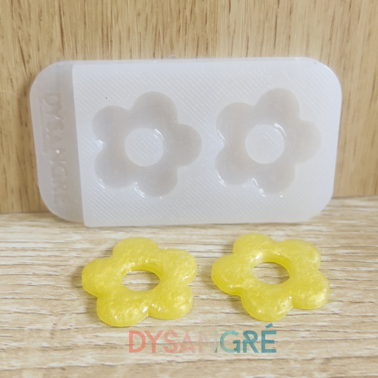 Moule en silicone Pampille fleur de 5 pétales