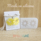 Moule en silicone Pampille fleurs paquerettes