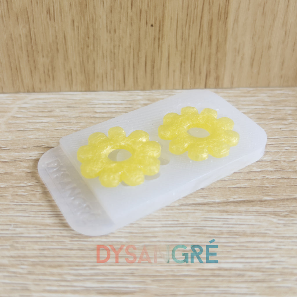 Moule en silicone Pampille fleurs paquerettes