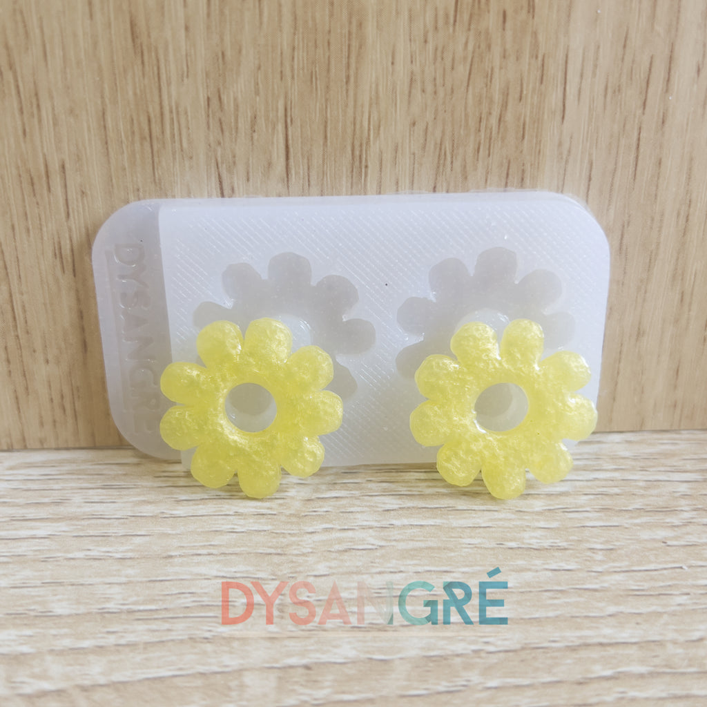 Moule en silicone Pampille fleurs paquerettes