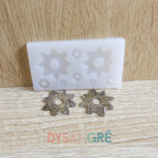 Moule en silicone Pampilles fleurs soleil