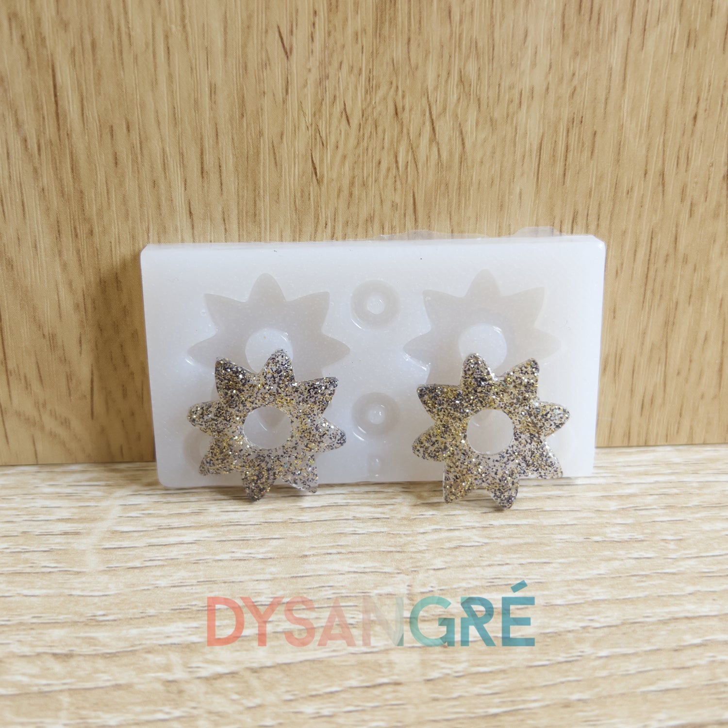 Moule en silicone Pampilles fleurs soleil