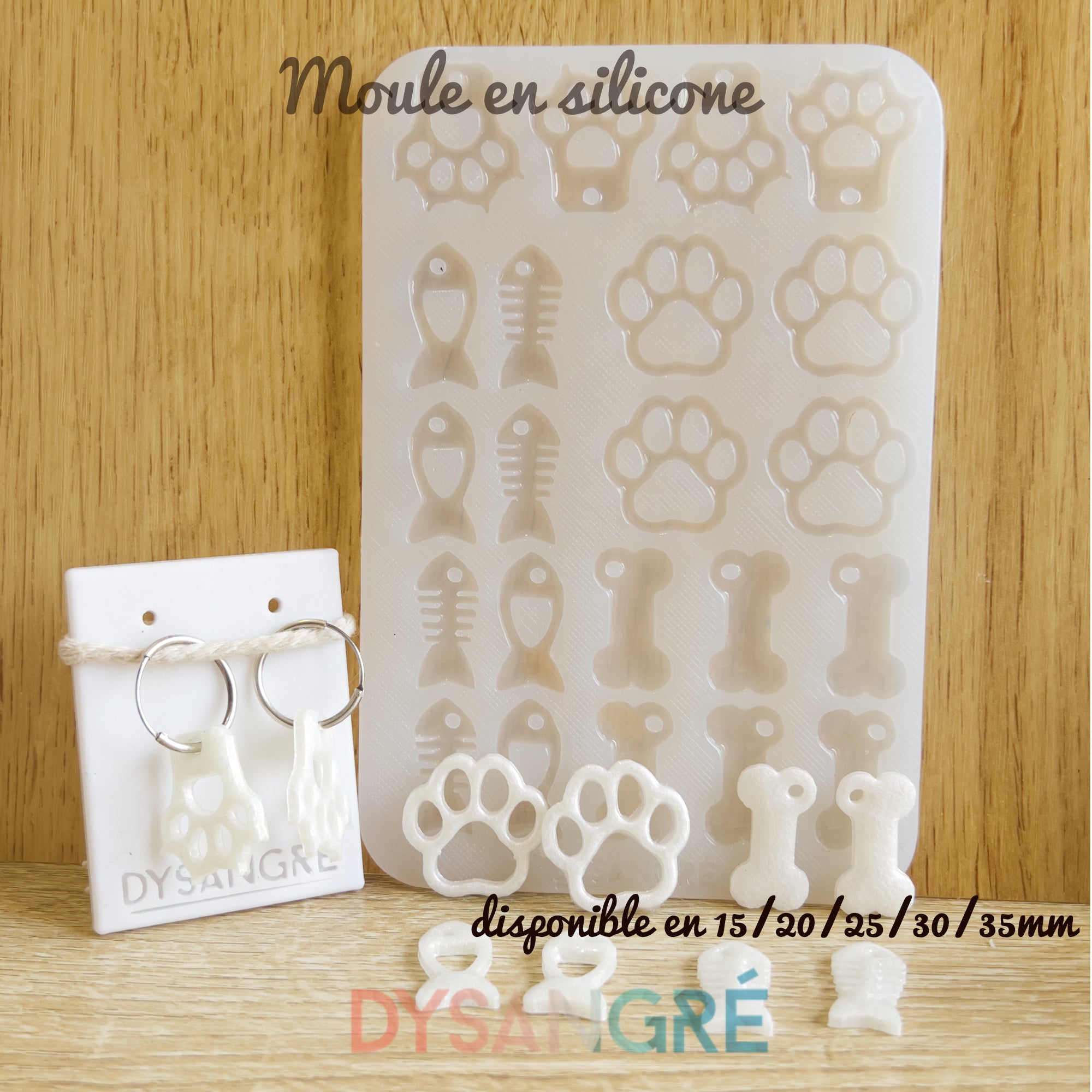 Moule en silicone Pampilles Animaux de compagnie