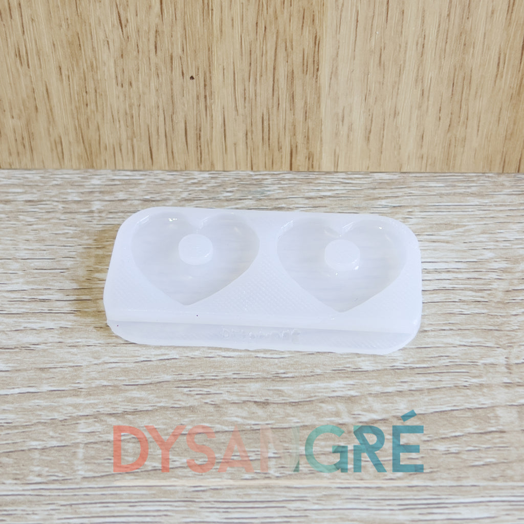 Moule en silicone Pampilles coeur 1