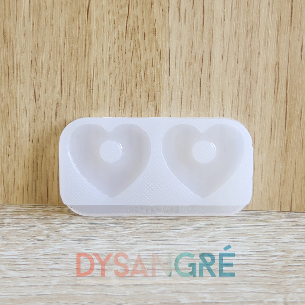 Moule en silicone Pampilles coeur 1