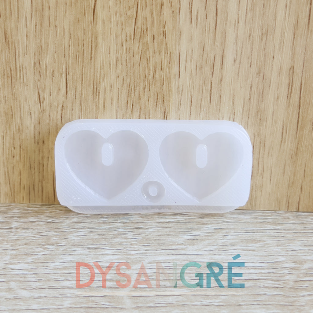 Moule en silicone Pampilles coeur 2