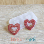 Moule en silicone Pampilles coeur évidé 1