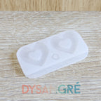 Moule en silicone Pampilles coeur évidé 1