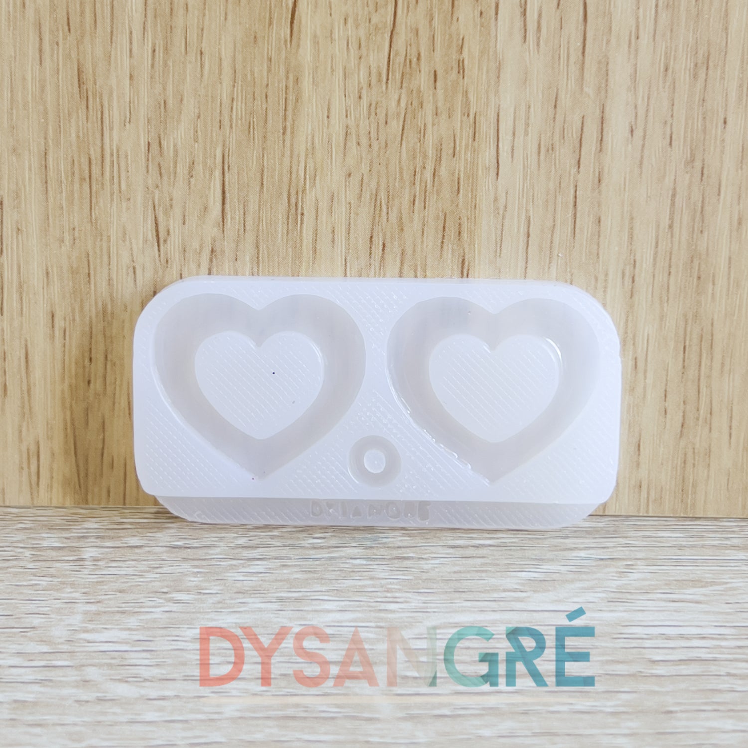 Moule en silicone Pampilles coeur évidé 2