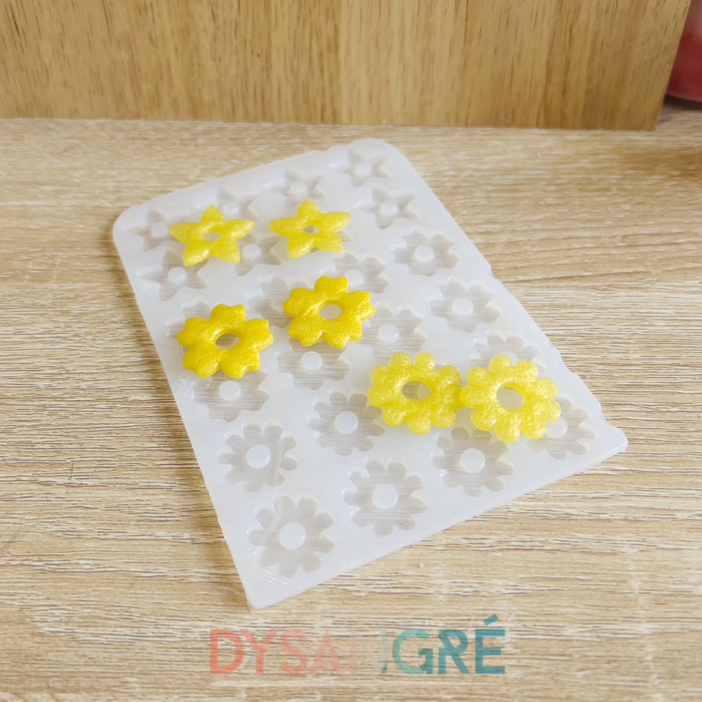 Moule en silicone Pampilles Fleurs d'été