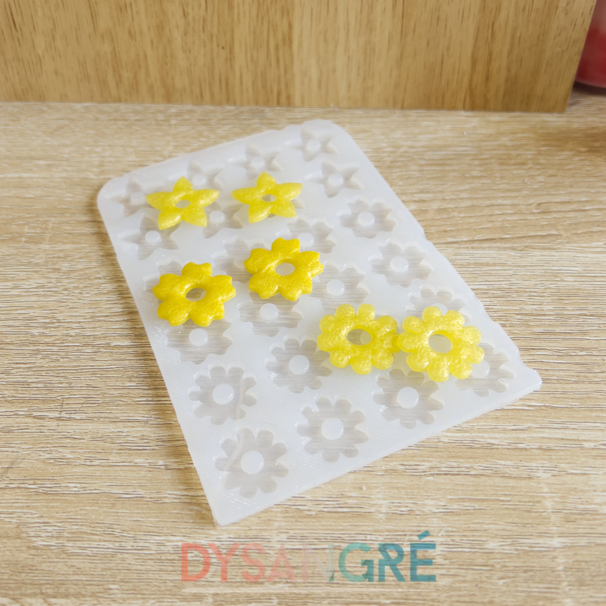 Moule en silicone Pampilles Fleurs d'été