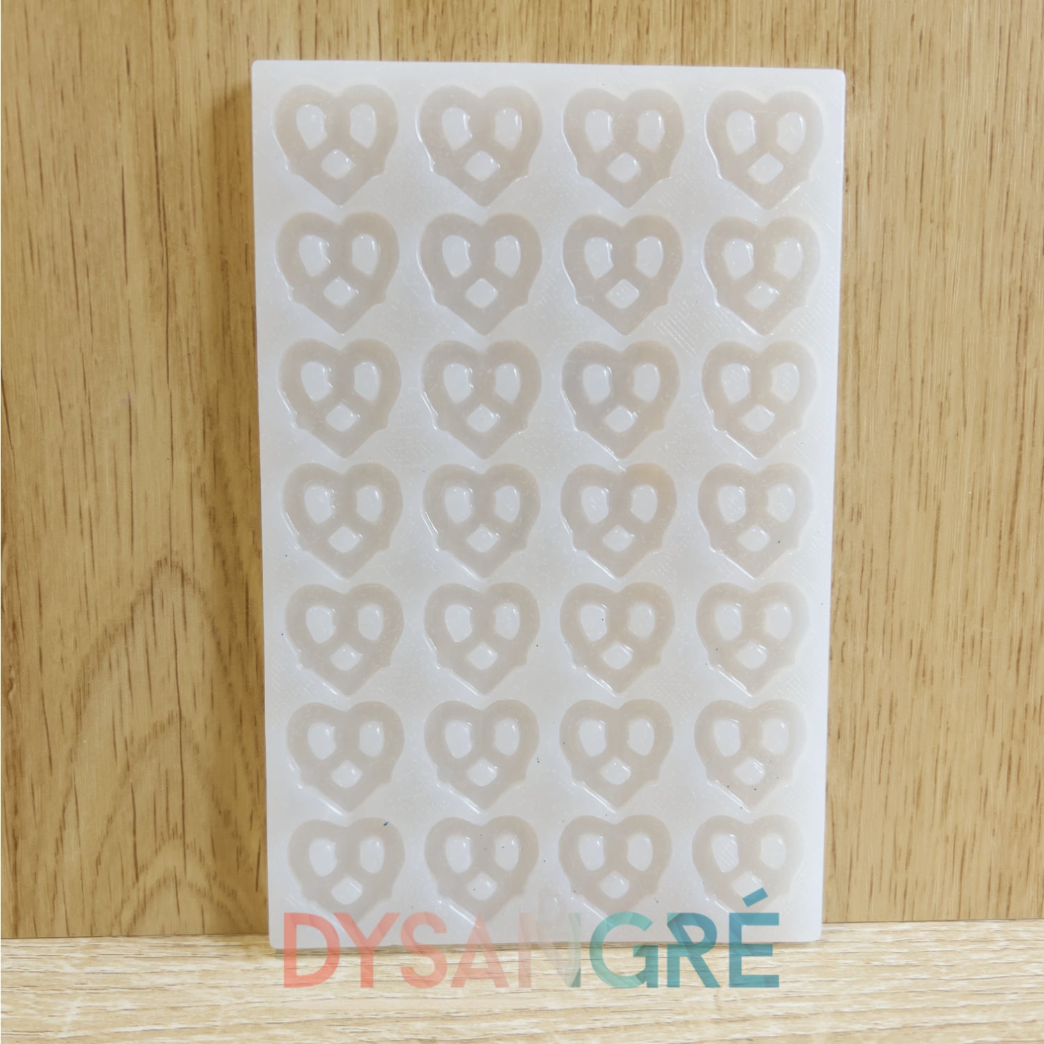 Moule en silicone Pampilles Bretzel coeur