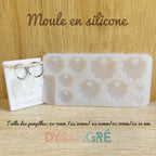 Moule en silicone Pampilles Multi-tailles Coquillage
