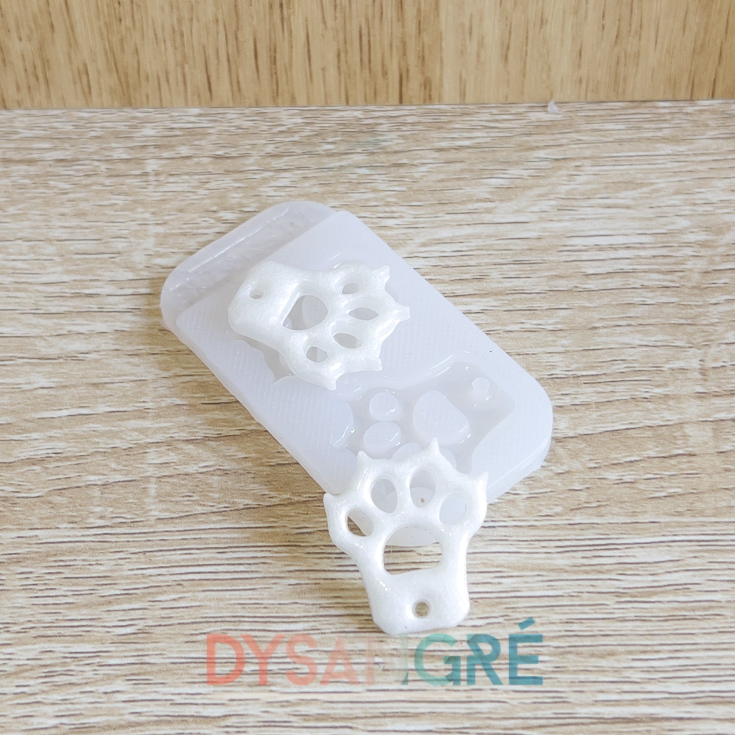 Moule en silicone Pampilles pattes de chat