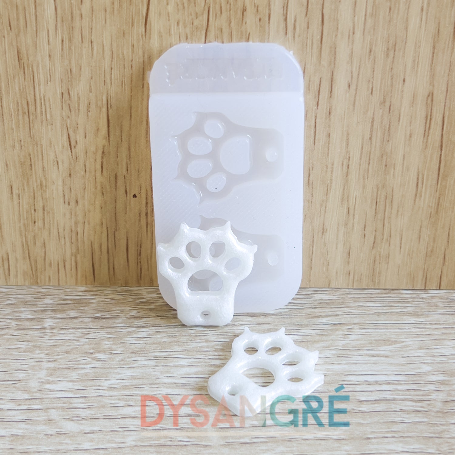 Moule en silicone Pampilles pattes de chat