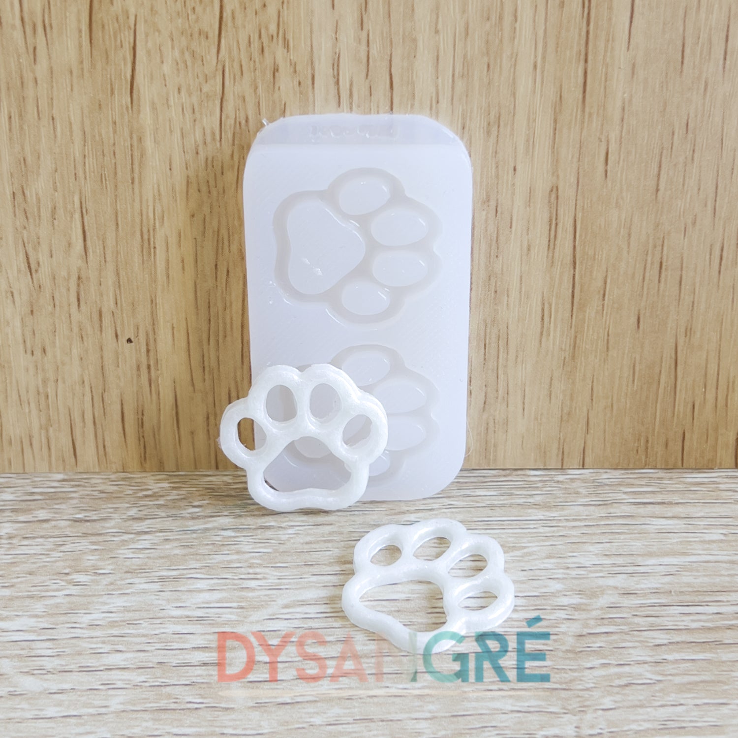 Moule en silicone Pampilles pattes de chien