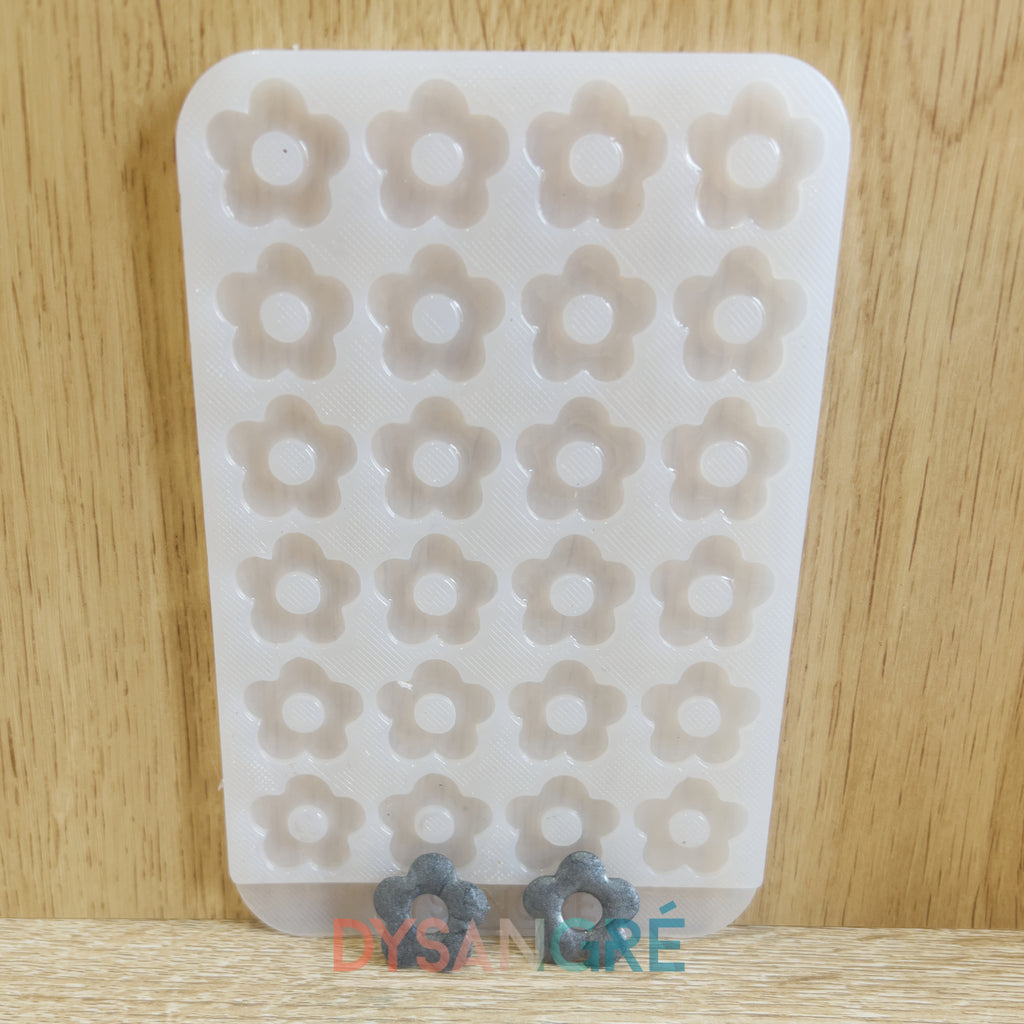 Moule en silicone Pampilles Fleurs 5 pétales