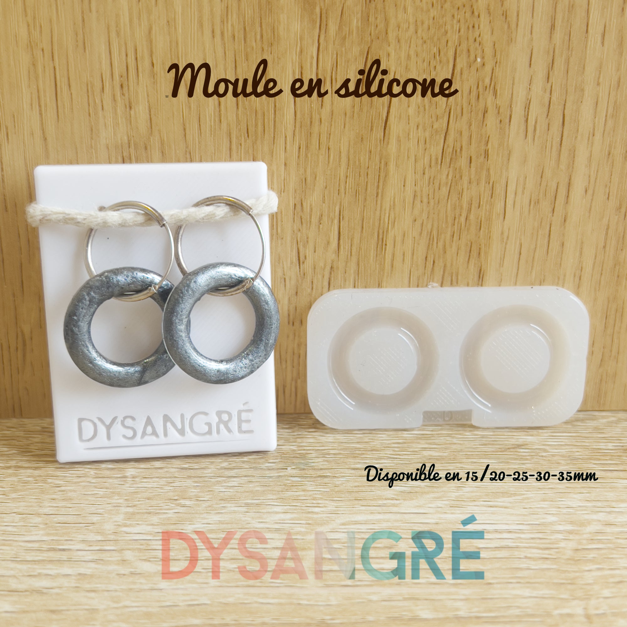 Moule en silicone Pampilles Cercle évidé