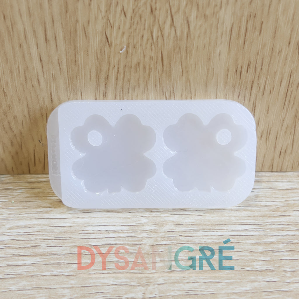 Moule en silicone Pampilles trèfles