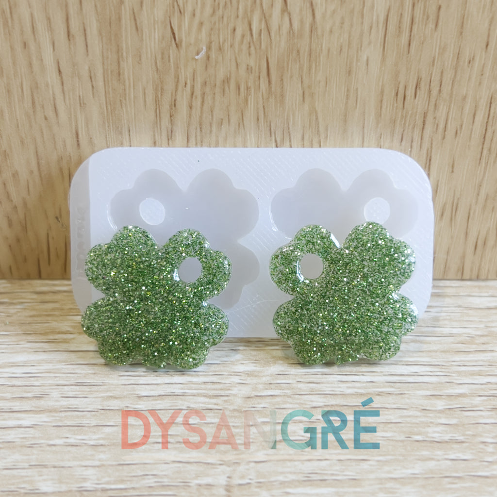 Moule en silicone Pampilles trèfles