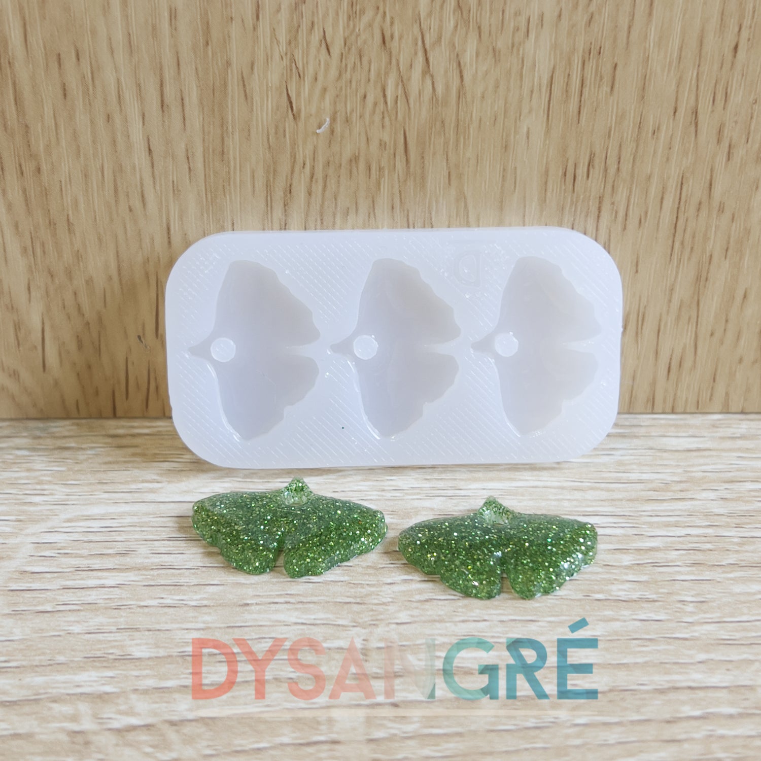 Moule en silicone Pampilles feuille de ginko