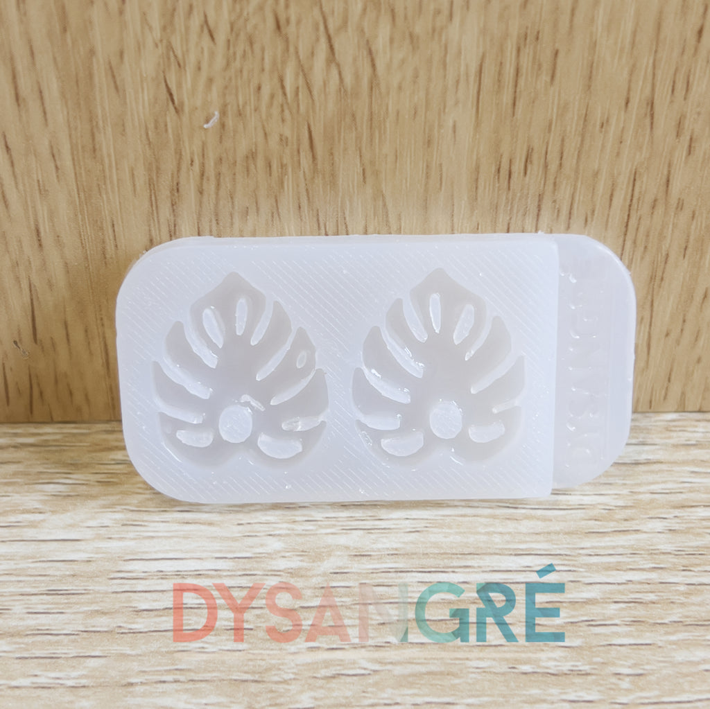 Moule en silicone Pampilles feuille de monster