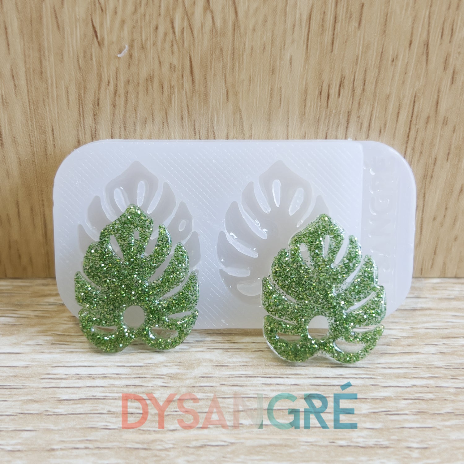 Moule en silicone Pampilles feuille de monster