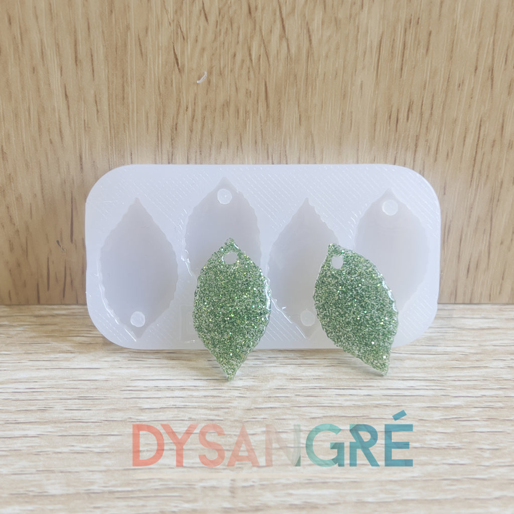 Moule en silicone Pampilles feuilles de chêne