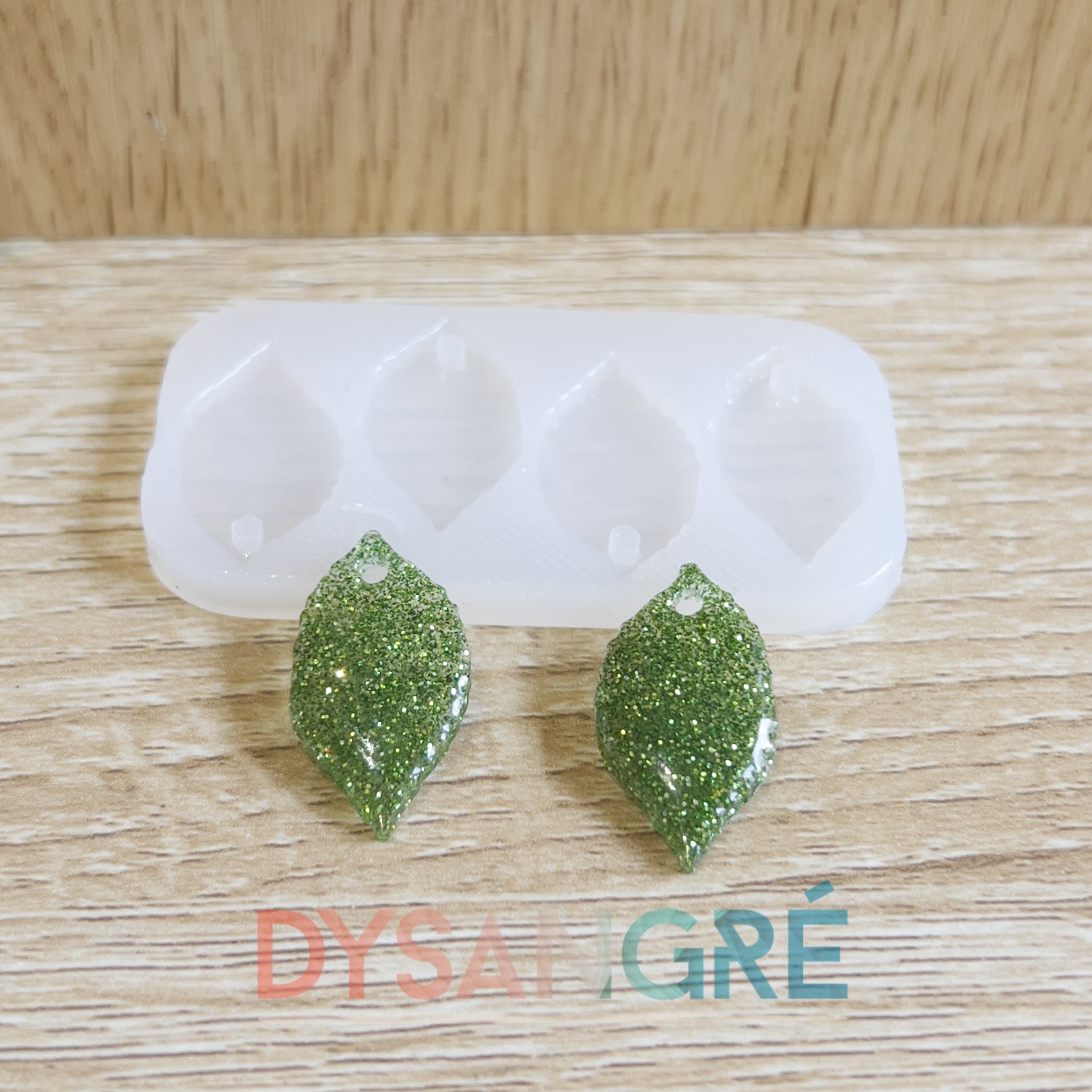 Moule en silicone Pampilles feuilles de chêne